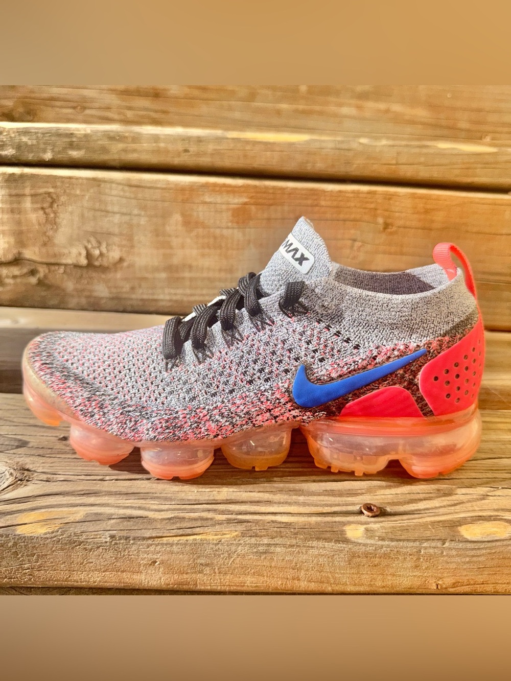 Nike VaporMax Flyknit 2 Ultramarine Hot Punch Women’s 8